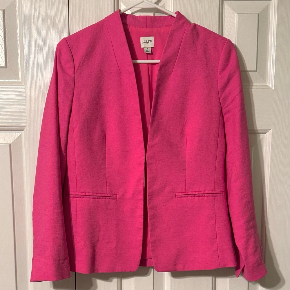 J. Crew Vibrant Pink Women's Blazer
